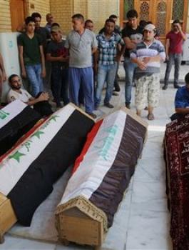 18 Iraqi Muslim worshippers killed, 21 injured in an attack on a Samarra mosque, September 20, 2013 nahar