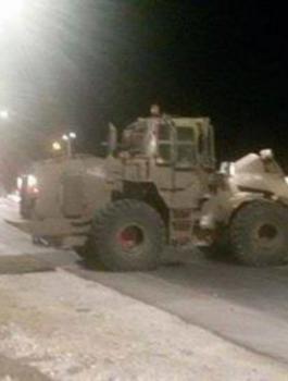 اغلاق مدخل بيتا جنوب نابلس 