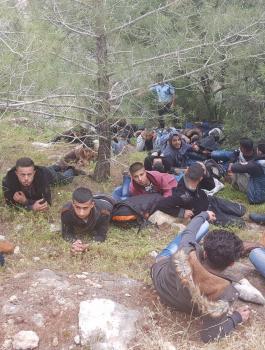 اعتقال عمال فلسطينيين 