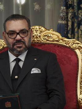 ملك المغرب وترامب 