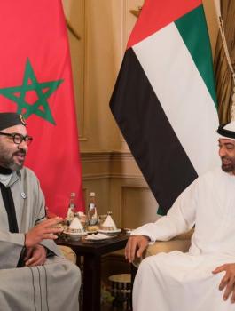 بن زايد وملك المغرب 