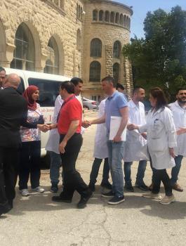 مستشفى المطلع وقطاع غزة 