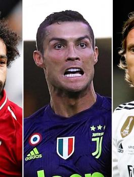 محمد صلاح ينافس رونالدو ومودريتش 