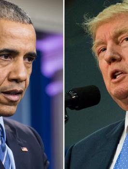 اوباما وترامب 