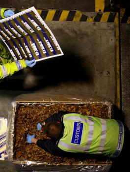 الشرطة الاسبانية تضبط 250 طن تبغ مهرب بقيمة 40 مليون يورو