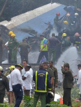 3 ناجين فقط من بين 113 في تحطم الطائرة الكوبية