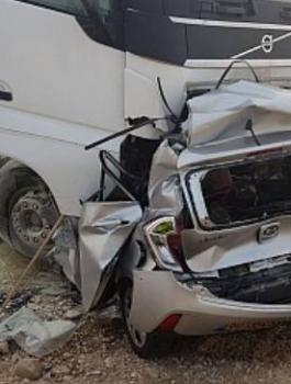 حادث سير قرب البحر الميت 