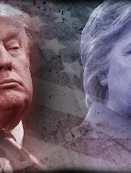 كلينتون وترامب 