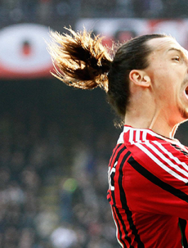 ابراهيموفيتش في ميلان الايطالي 