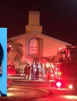 امريكي حرق مسجد 