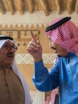 العاهل السعودي ووزير الدفاع الكويتي 