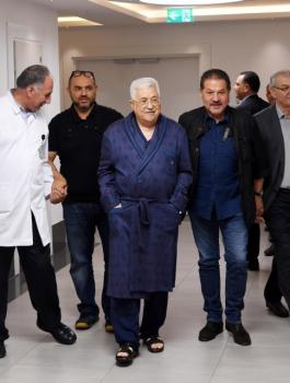مرض الرئيس عباس 