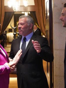 العاهل الاردني والقضية الفلسطينية 