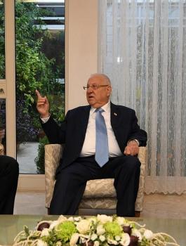 نتنياهو غانتس وريفلين 