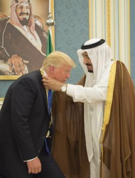ترامب والملك سلمان 