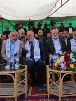 هنية وحماس ومستشفى في رفح 