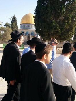 المستوطنون يقتحمون المسجد الأقصى 