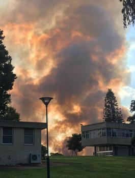 حرائق مستوطنات غزة