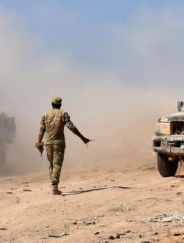 التحالف الدولي وداعش في سوريا 