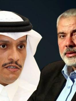هنية ووزير خارجية قطر