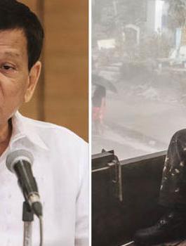 الرئيس الفلبيني والتبول في الشوارع 