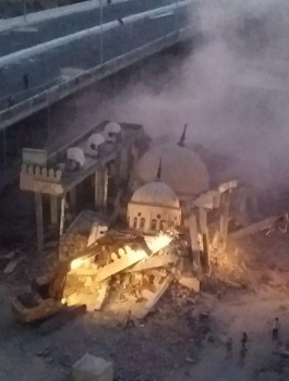 هدم مسجد في الاسكندرية 