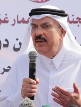 العمادي وقطر والمساعدات في قطاع غزة 