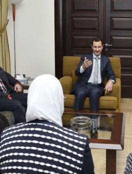 ظهور بشار الاسد 