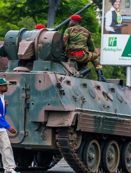 انقلاب عسكري في زيمبابوي 