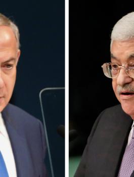 نتنياهو وعباس 