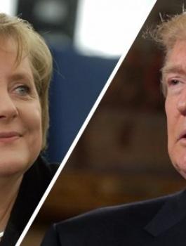 ميركل وترمب