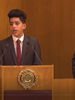 الفتى احمد بكر ووزراء خارجية العرب 