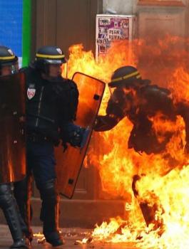 الاحتجاجات في فرنسا 