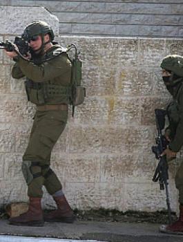 الجيش الاسرائيلي والفلسطينيين 