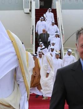 امير قطر في الاردن 