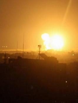 استهداف مسلحين في غزة 