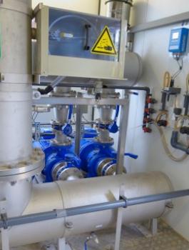 محطة تحلية للمياه في معبر رفح 