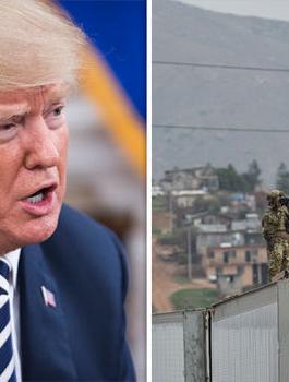 ترامب والجدار العازل مع المكسيك 