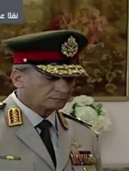 محمد احمد زكي وزير الدفاع المصري 