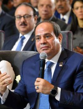 السيسي وقطاع غزة واسرائيل 