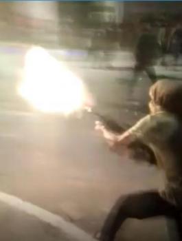 مطلق النار في الرمثا 