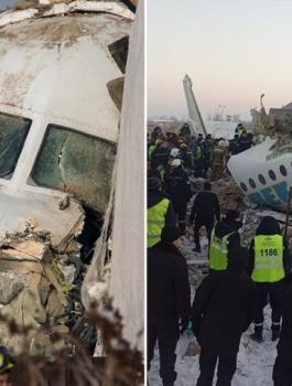 تحطم طائرة في كازخستان 