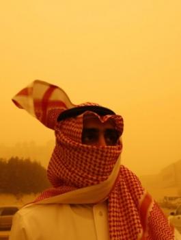 العواصف الرملية في السعودية 