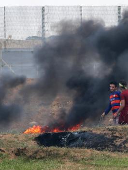 مسيرات في غزة 