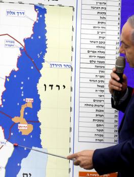 نتنياهو والضفة الغربية 