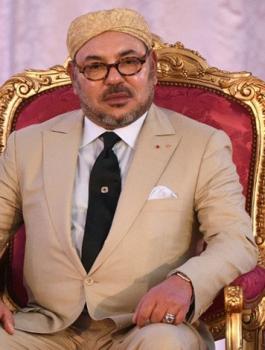 ملك المغرب ومستشفى ميداني في غزة 