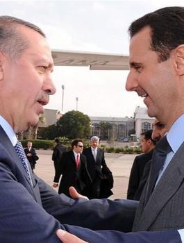 اردوغان وبشار الاسد 