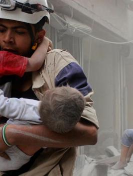 استنشهاد اطفال في الحرب السورية 