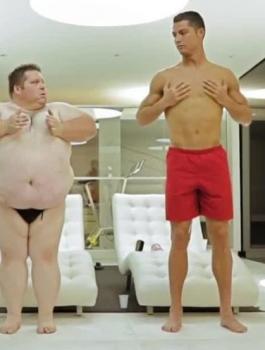 رونالدو والوزن الزائد 