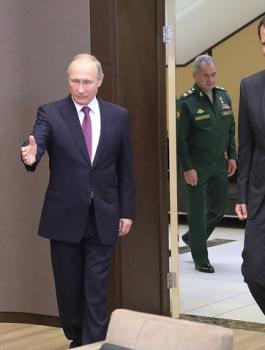 بوتين وبشار الأسد 